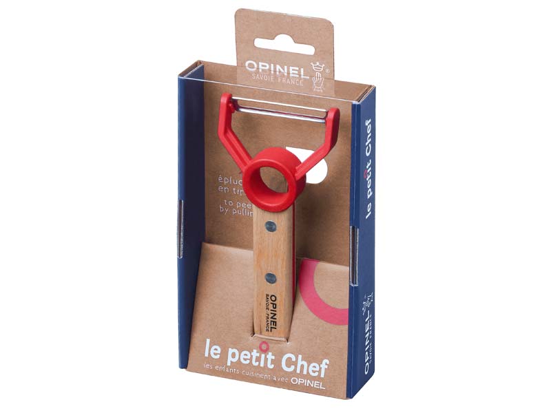 Opinel Le Petit Chef Sparschäler, rostfrei