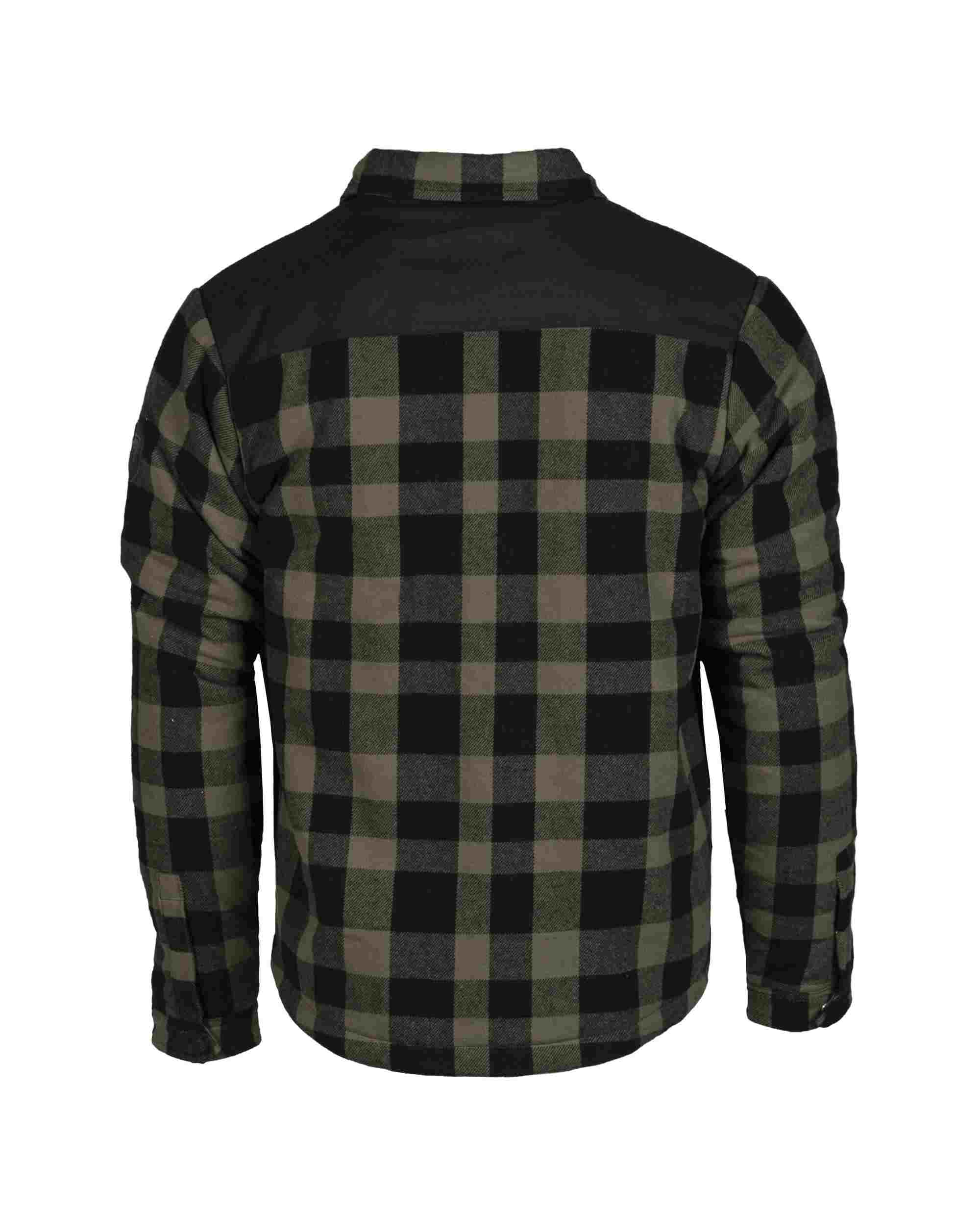 Lumberjacket Schwarz/Oliv