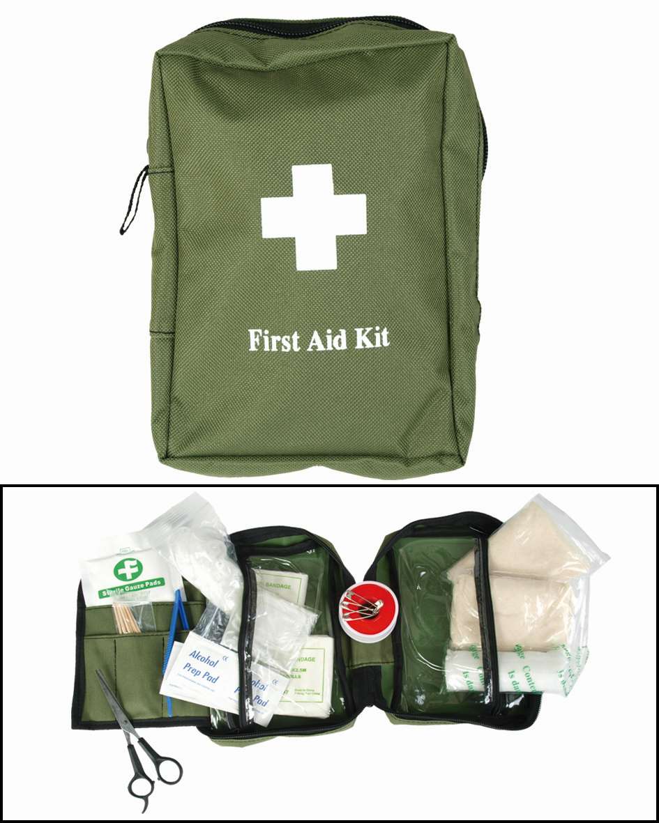 First Aid Kit Lge Oliv