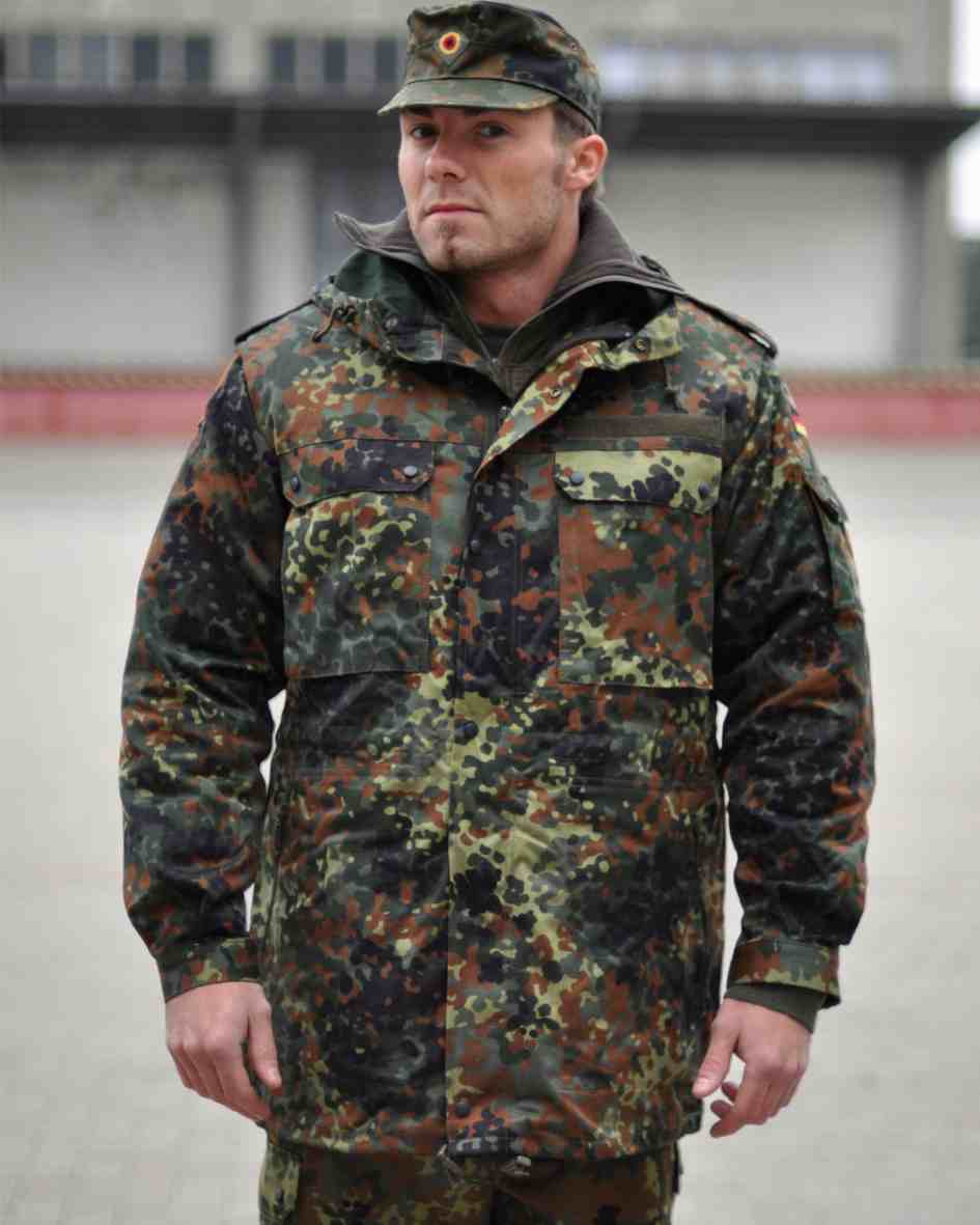 Bundeswehr Feldjacke (Parka) Flecktarn Nach Tl