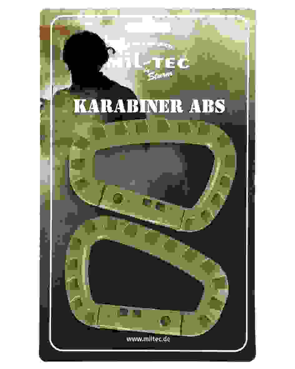 KARABINER ABS (2 ST./BLISTER) COYOTE