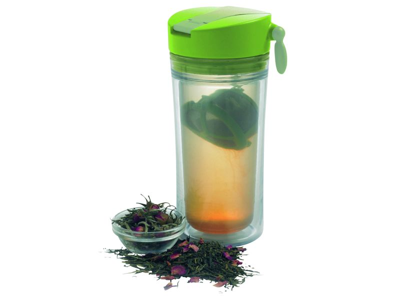 Aladdin Tea-Infuser, feststellbarer Trinkverschluss,, BPA frei, Fassungsvermögen 0,35 Liter