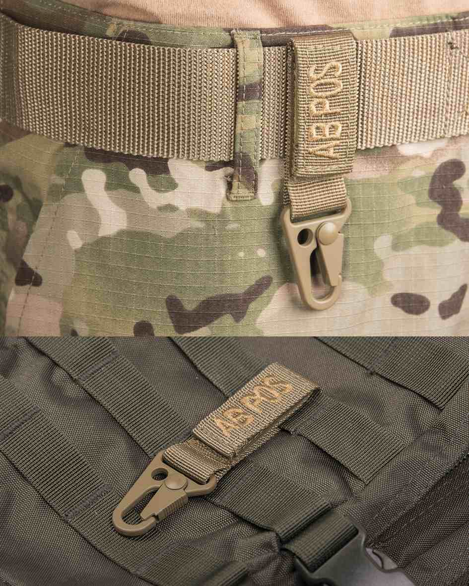 Tactical Keyholder Blood Ab Positiv 5 Stück /Pack Coyote