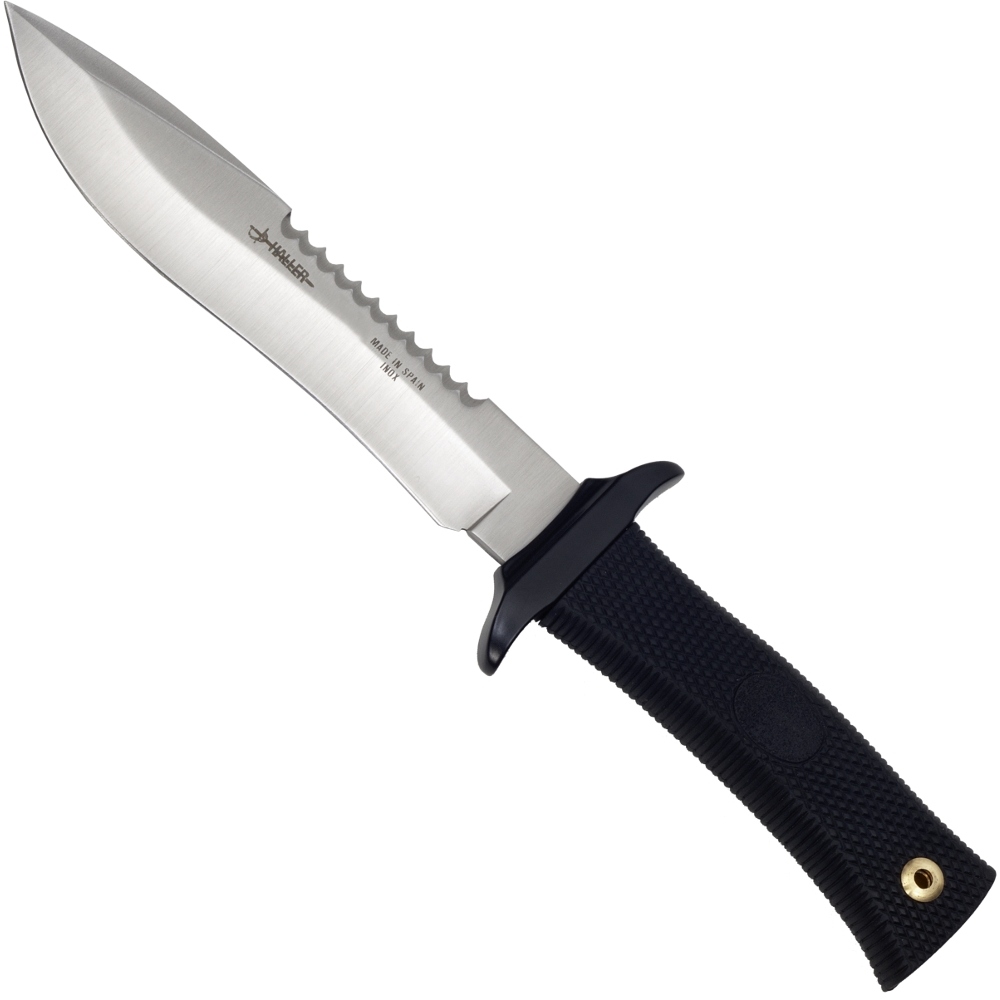 Messer schwarzer Griff m. Säge