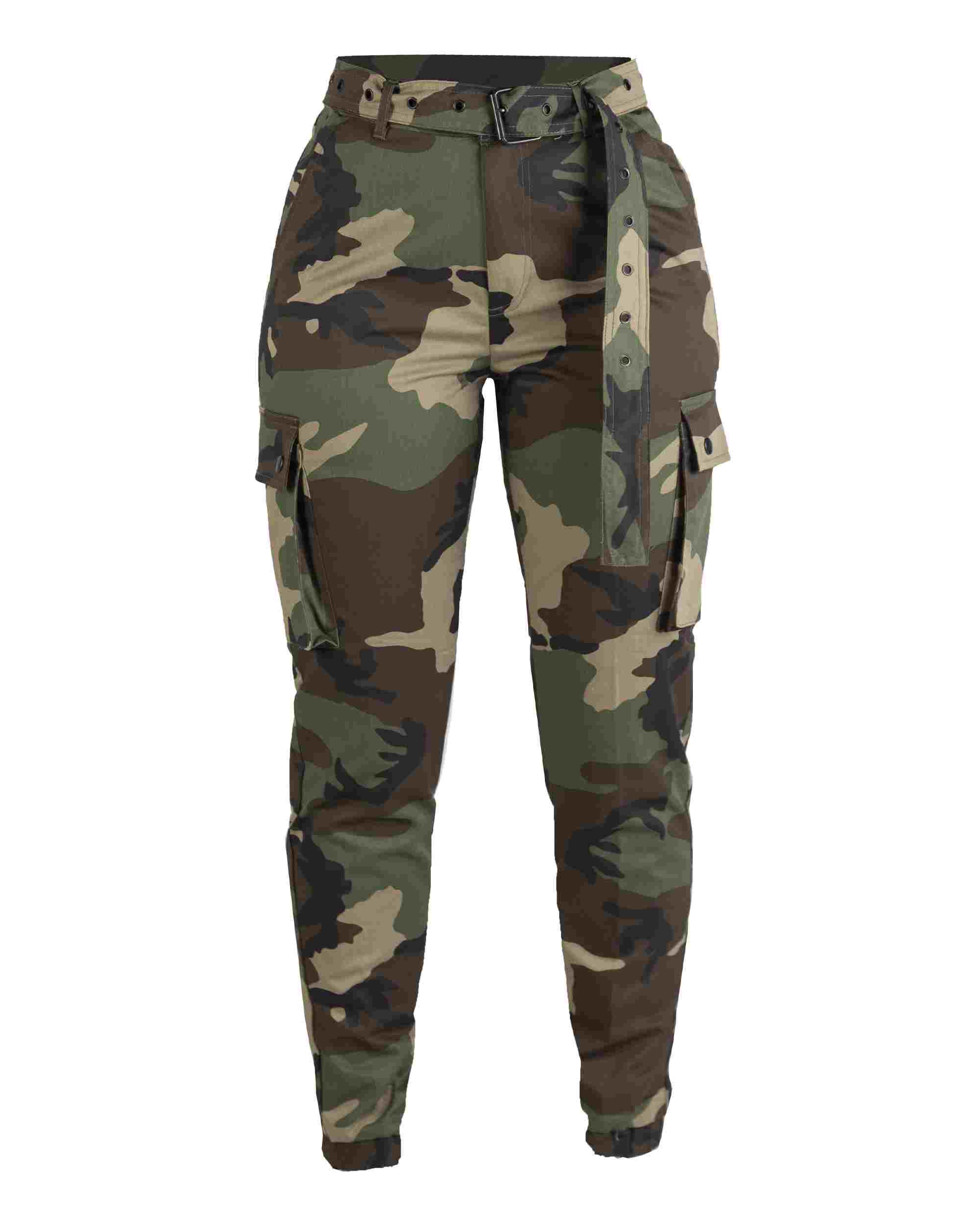 Army Pants Woman Woodland