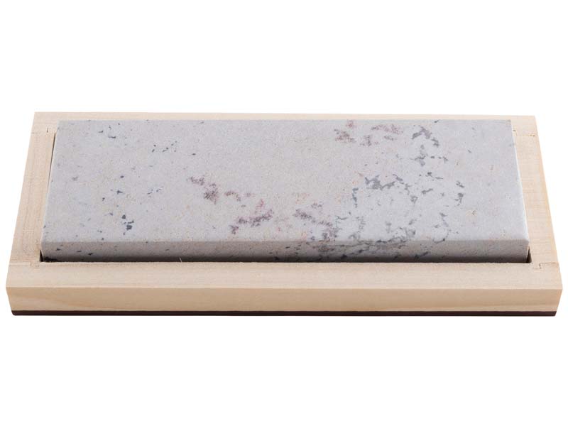 RH PREYDA Soft Arkansas Bench Stone, Körnung 400-600, Stein 150x50x13 mm, Holzschatulle