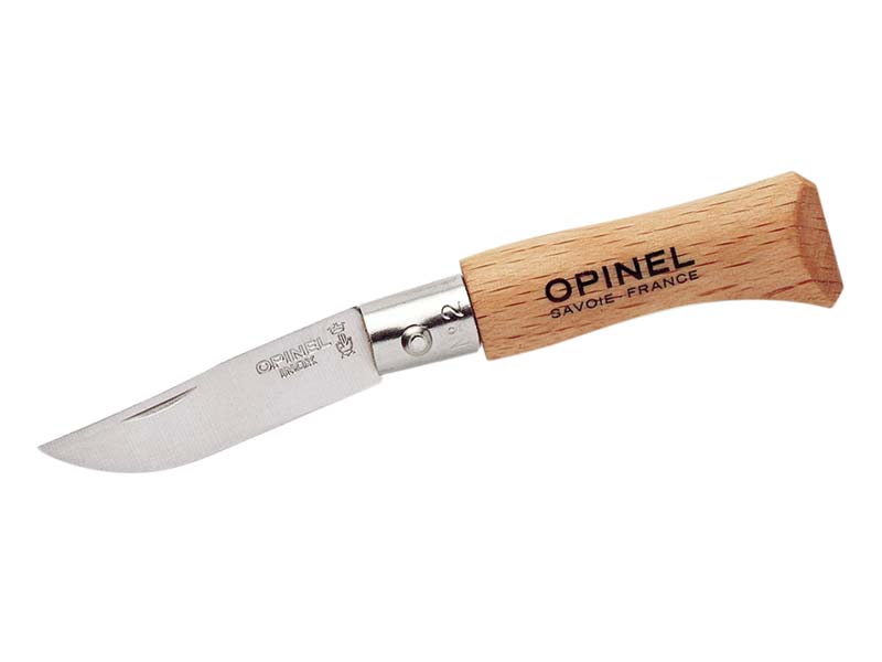 Opinel Messer No 02, Buche, rostfrei