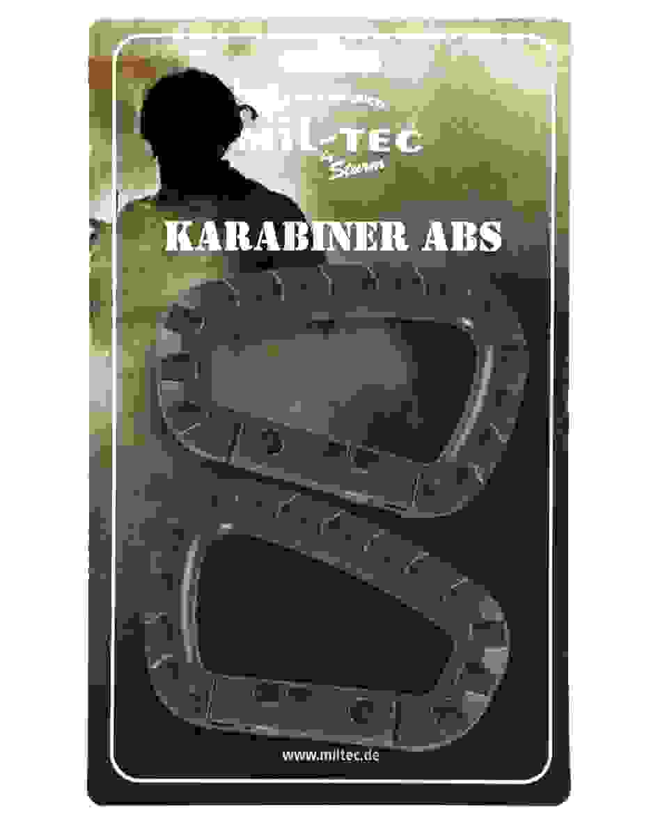 KARABINER ABS (2 ST./BLISTER) OLIV