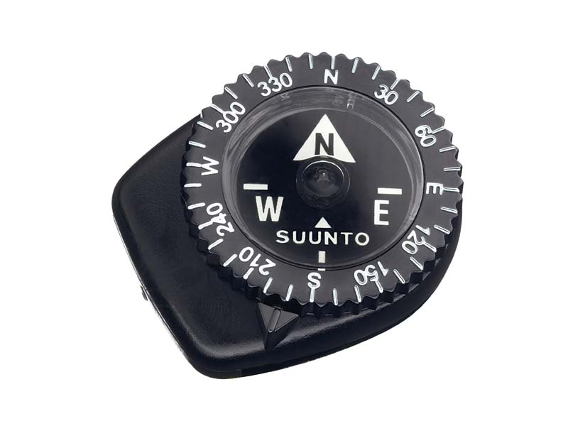 SUUNTO CLIPPER Mikro-Kompass, 360-Grad-Einteilung, drehbare Lünette, Dämmerungsmarken