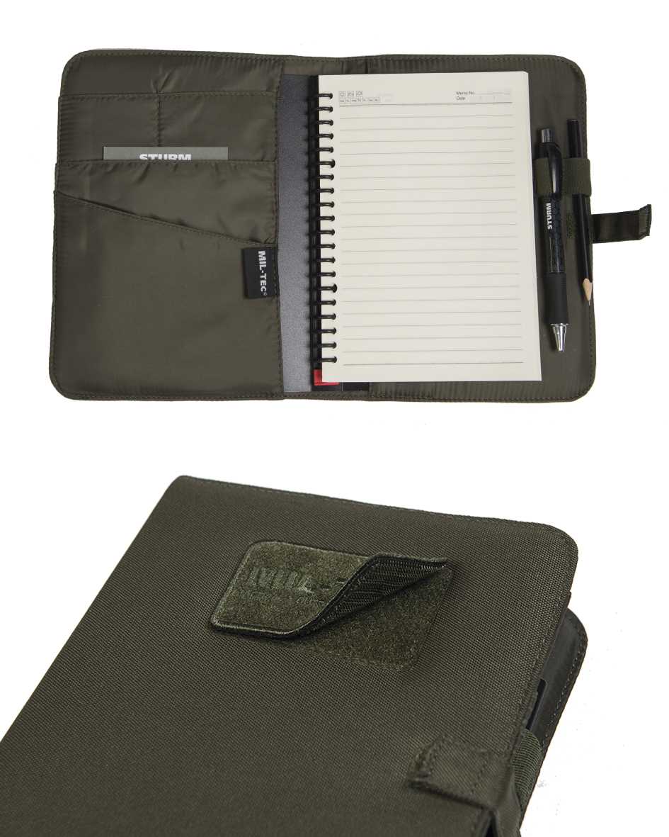 Tactical Notebook Medium Oliv
