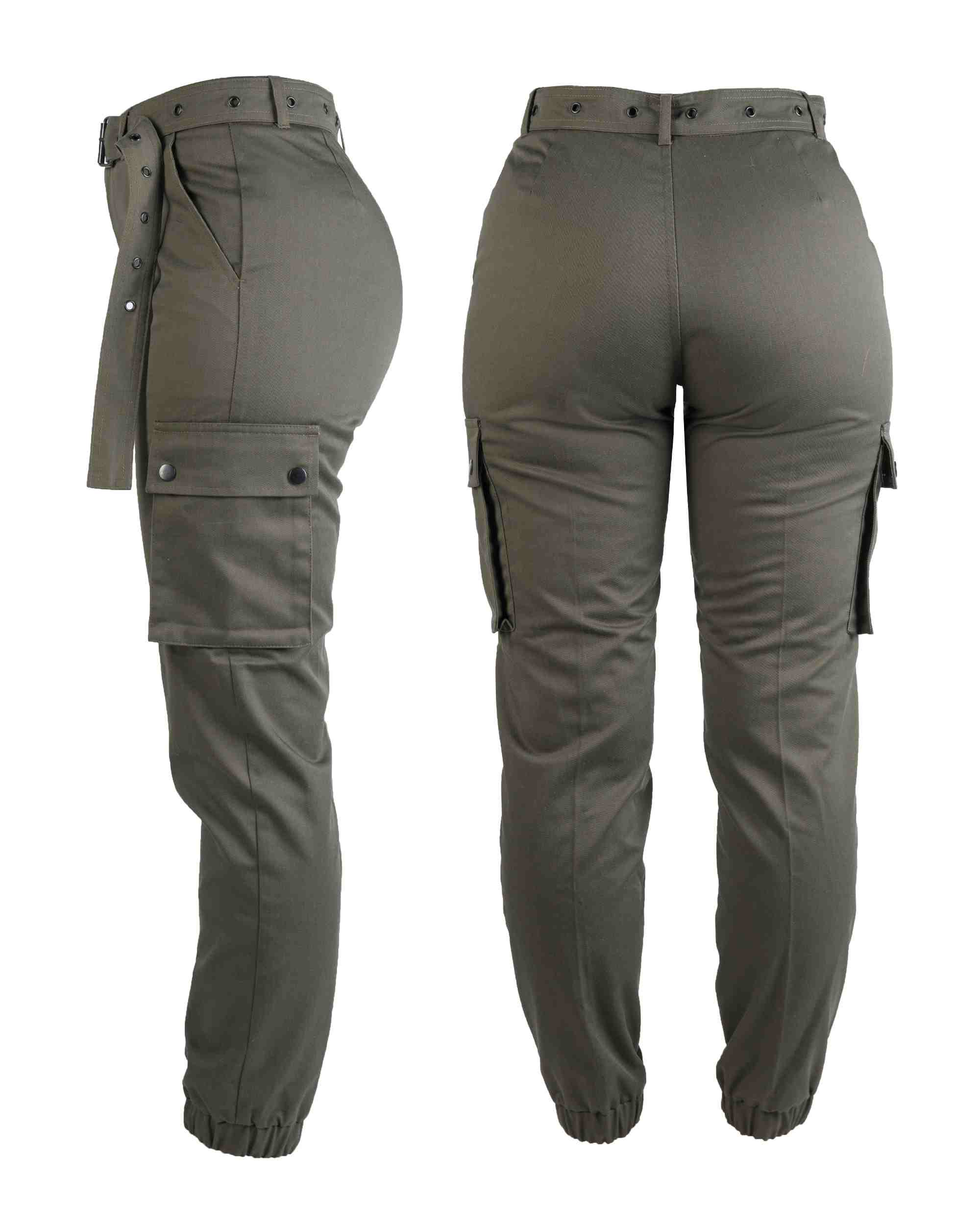 Army Pants Woman Oliv