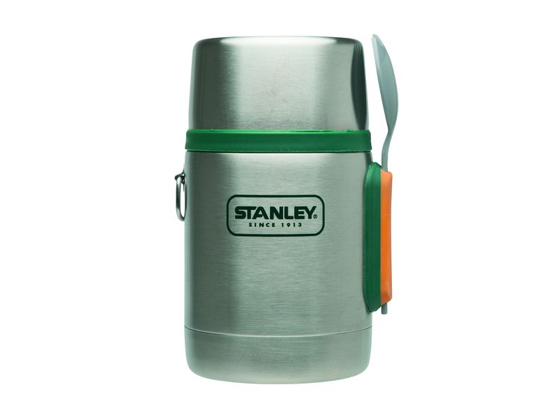 Stanley Adventure Vakuum Food-Container, 0,5 Liter,Edelstahl, 18/8 Edelstahl, Kunststoff-Essbesteck, Vakuum-Isolation