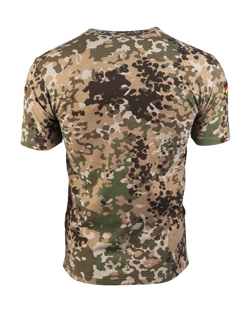 Bundeswehr Tropen T-Shirt Mit Nat.Abzeichenarid Fleck®
